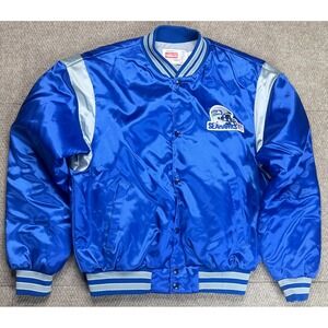 Swingster Vtg Rare NFL Owens Corning Seattle Seahawks Satin Jacket‎ Size L